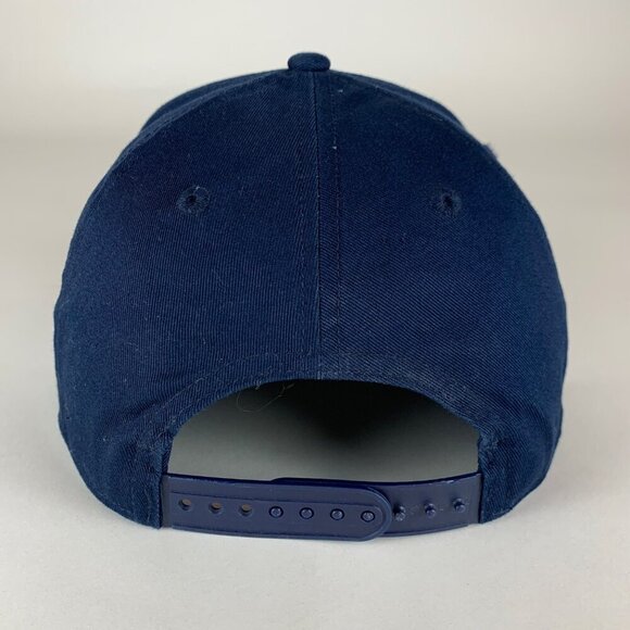 Seattle Kraken NHL Navy Blue Adidas Snapback Hat - Picture 3 of 4